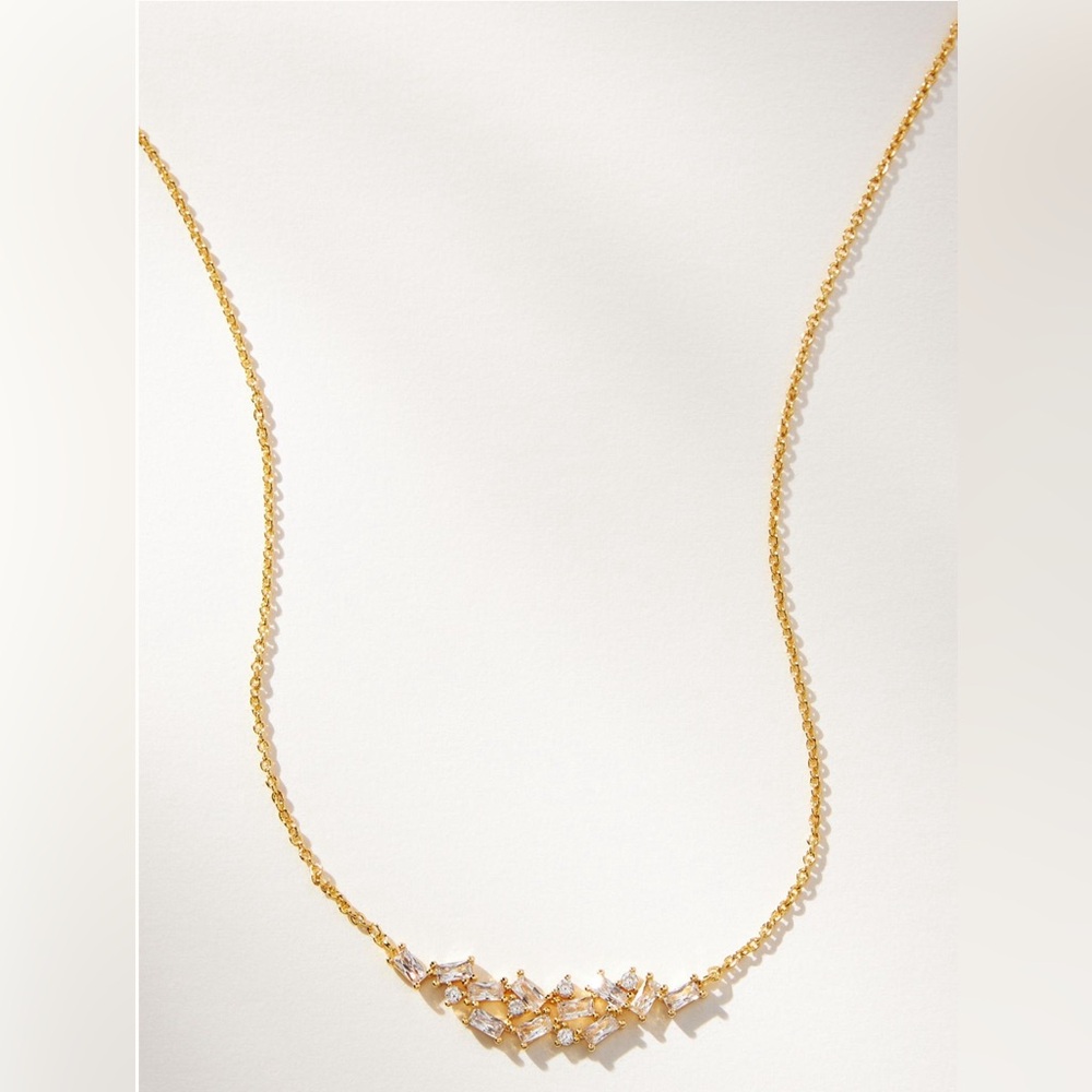 NWT Anthropologie mixed crystal cluster necklace